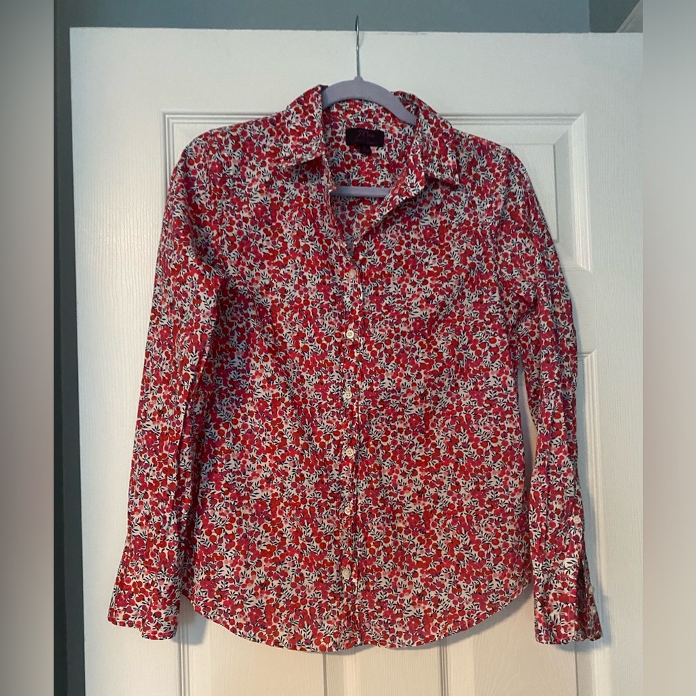 J crew flowery blouse🌸🌺